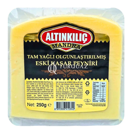 Altinkilic Mandra Kashkaval Cheese 250g TURKISH CHEESE