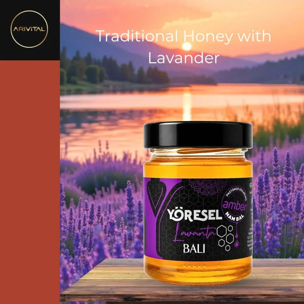 Amber Organic Lavender Honey 350g - Amber Organic Lavender Honey 350g
