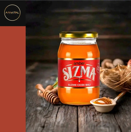 Amber Sizma Strained Flower Honey 450g - Amber Karakovan Luqiud Honey 450g
