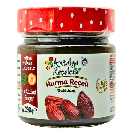 Antalya Reçelcisi Date Jam Zero Sugar 290g Antalya Recelcisi Date Zero Sugar Jam 290g