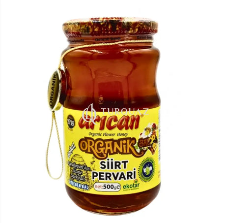 Arican Siirt Pervari Organic Strained Flower Honey 500g TURKISH HONEY