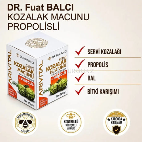 Arıvital Kozalak Macunu (Propolisli) 260g - Arıvital Kozalak Macunu (Propolisli) 260g