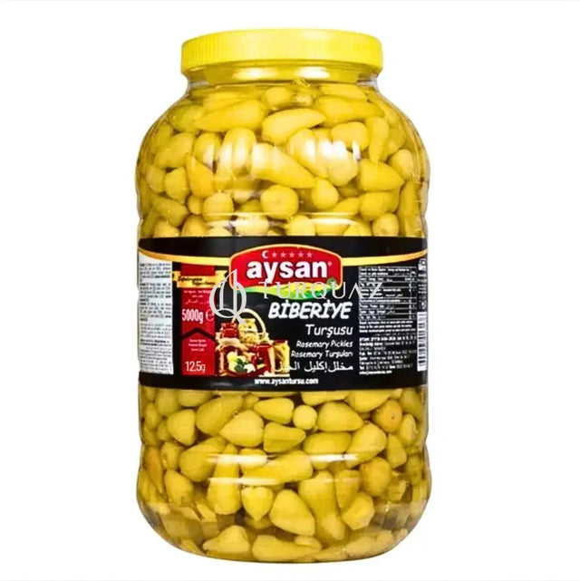 Aysan Hot Yellow Pickled Peppers 12.5Kg - Hot Yellow Pickled Peppers 12,5Kg