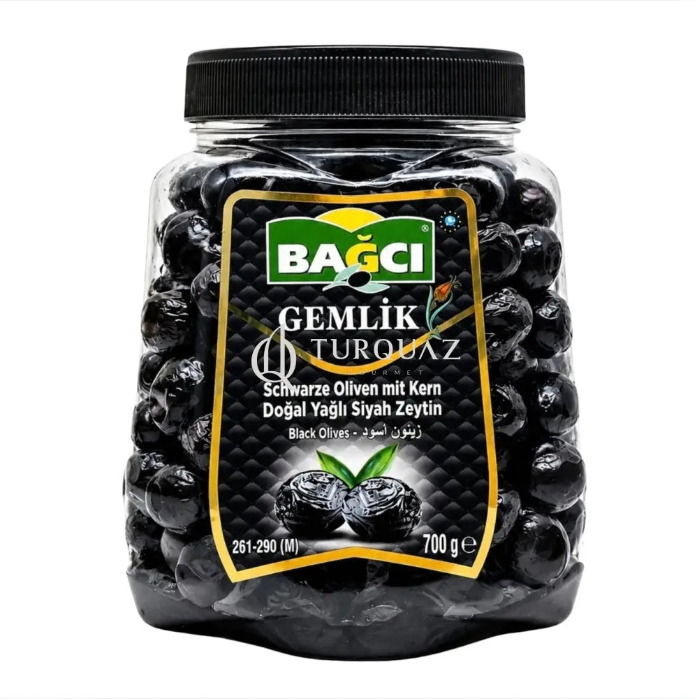 Bagci Black Olives Gemlik 700g - Bagci Black Olives 700g