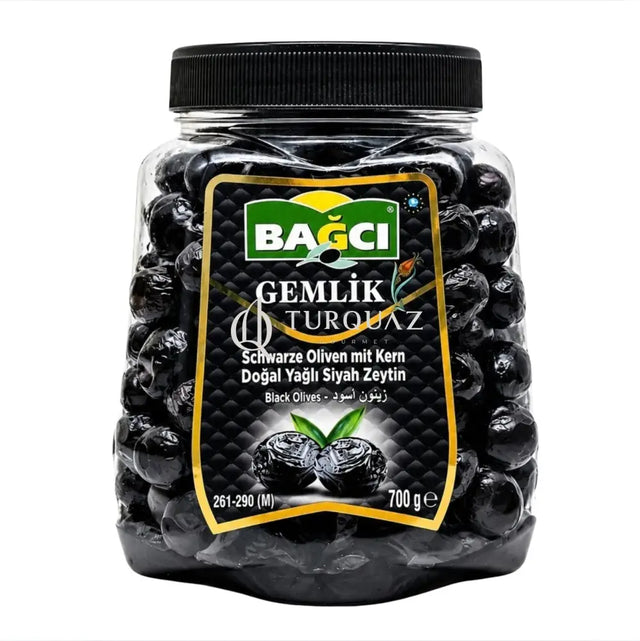 Bagci Black Olives Gemlik 700g - Bagci Black Olives 700g