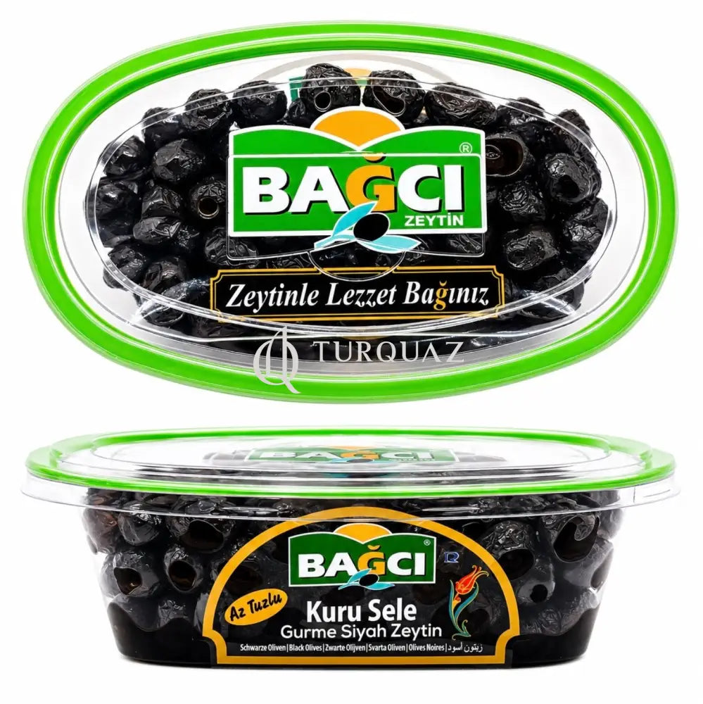 Bagci Black Olives Kuru Sele Less Salt 400g - Bagci Black Olives Kuru Sele 400g