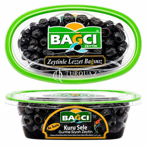 Bagci Black Olives Kuru Sele Less Salt 400g - Bagci Black Olives Kuru Sele 400g