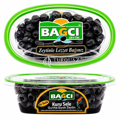 Bagci Black Olives Kuru Sele Less Salt 400g - Bagci Black Olives Kuru Sele 400g