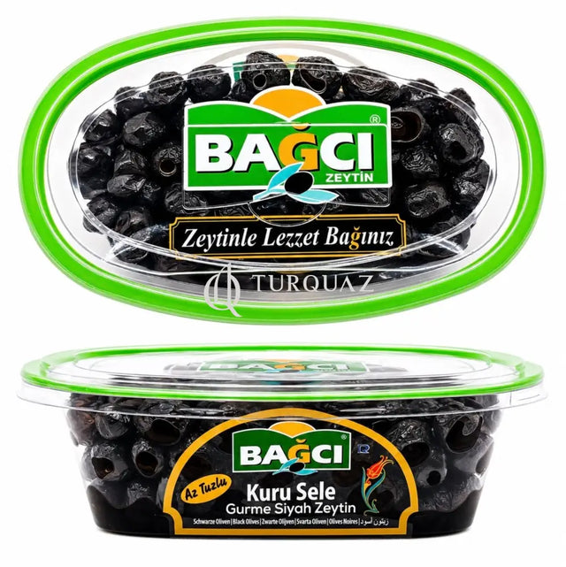 Bagci Black Olives Kuru Sele Less Salt 400g - Bagci Black Olives Kuru Sele 400g