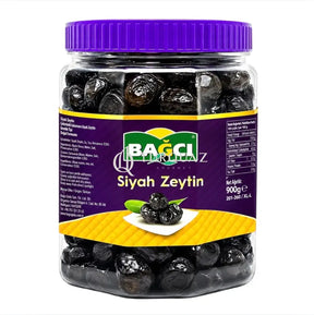 Bagci Black Olives Salamura 201-260/ XL-L 900g - Bagci Black Olives Salamura 900g