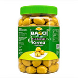 Bagci Green Cracked Olives 700g - Bagci Cracked Green Olives 700g