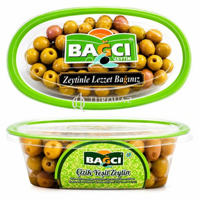 Bagci Scratched Green Olives 400g - Bagci Scratched Green Olives 400g