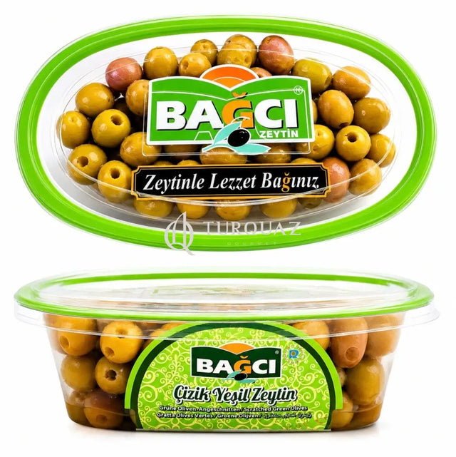 Bagci Scratched Green Olives 400g - Bagci Scratched Green Olives 400g