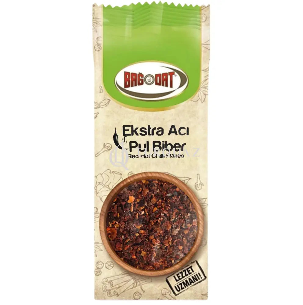Bagdat Extra Red Hot Chili Flakes 80g Turkish Spices