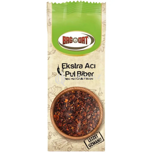Bagdat Extra Red Hot Chili Flakes 80g Turkish Spices