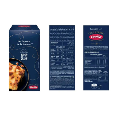 Barilla Lasagna No.189 500g - Barilla lasagna 500g