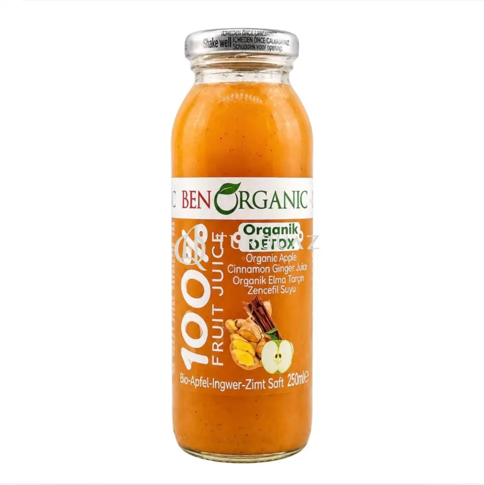 BenOrganic Organic Detox Apple Cinnamon Ginger Mix Juice 250ml - BenOrganic Apple Cinnamon Ginger Mix Juice 250ml