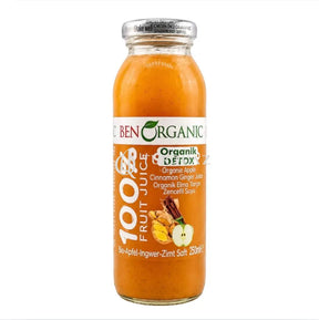 BenOrganic Organic Detox Apple Cinnamon Ginger Mix Juice 250ml - BenOrganic Apple Cinnamon Ginger Mix Juice 250ml