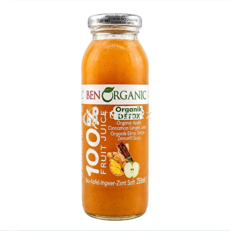 BenOrganic Organic Detox Apple Cinnamon Ginger Mix Juice 250ml - BenOrganic Apple Cinnamon Ginger Mix Juice 250ml