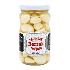 Berrak Garlic Sarimsak Pickles 340g - Berrak Garlic Pickles 370ml