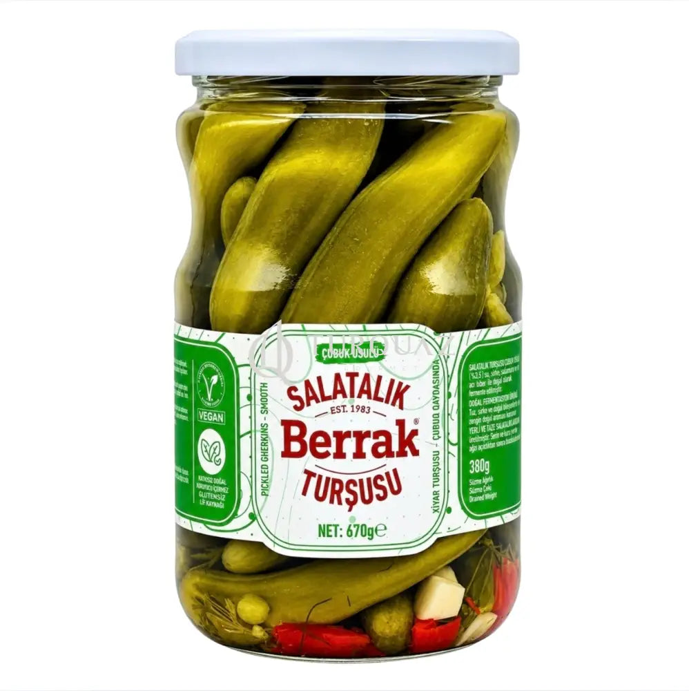 Berrak Pickled Salatalik No.1 (Cubuk) Cucumber 670g - Berrak Pickled Cubuk Cucumber No:1 720 ml