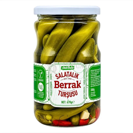 Berrak Pickled Salatalik No.1 (Cubuk) Cucumber 670g - Berrak Pickled Cubuk Cucumber No:1 720 ml