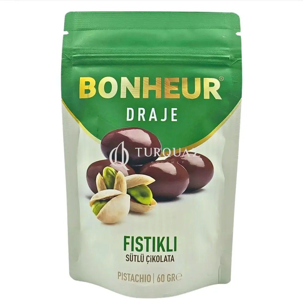 Bonheur Pistachio Draje 60g Almond Bitter Draje