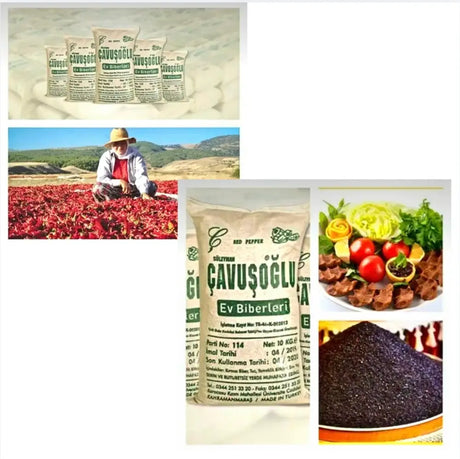 Cavusoglu Red Papper Flakes Hot 10Kg - Cavusoglu Red Papper Flakes Hot 10Kg