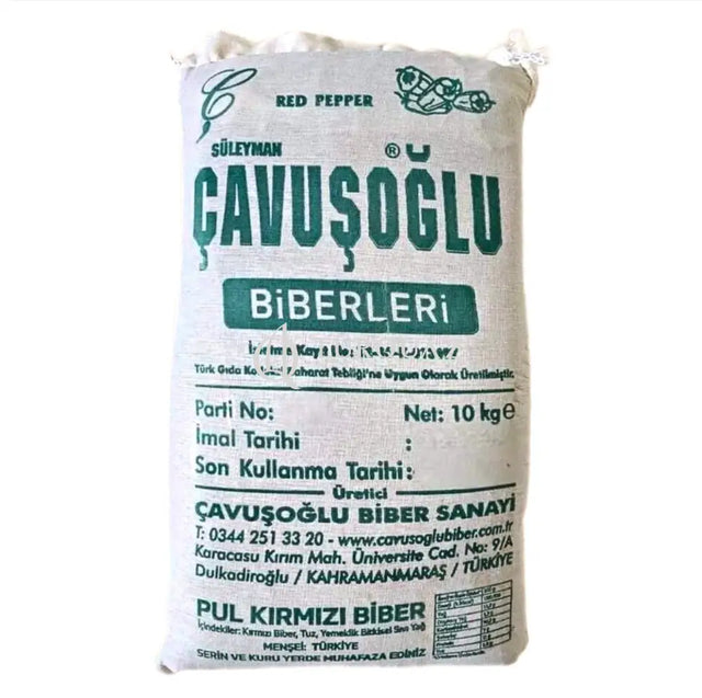 Cavusoglu Red Papper Flakes Hot 10Kg - Cavusoglu Red Papper Flakes Hot 10Kg