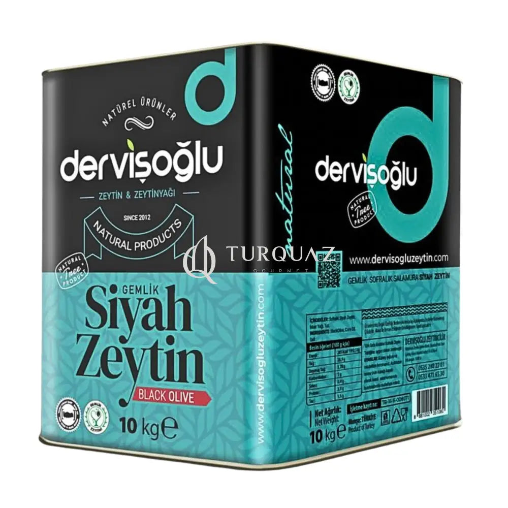 Dervisoglu Black Olives 10kg - Dervisoglu Black Olives 10kg