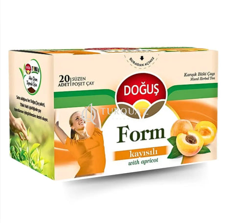 Dogus Mixed Herbal Tea With Apricot 40g Turkish Tea