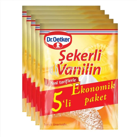 Dr.Oetker Sugar Vanilla 5pcsx75g Sugar Vanillin