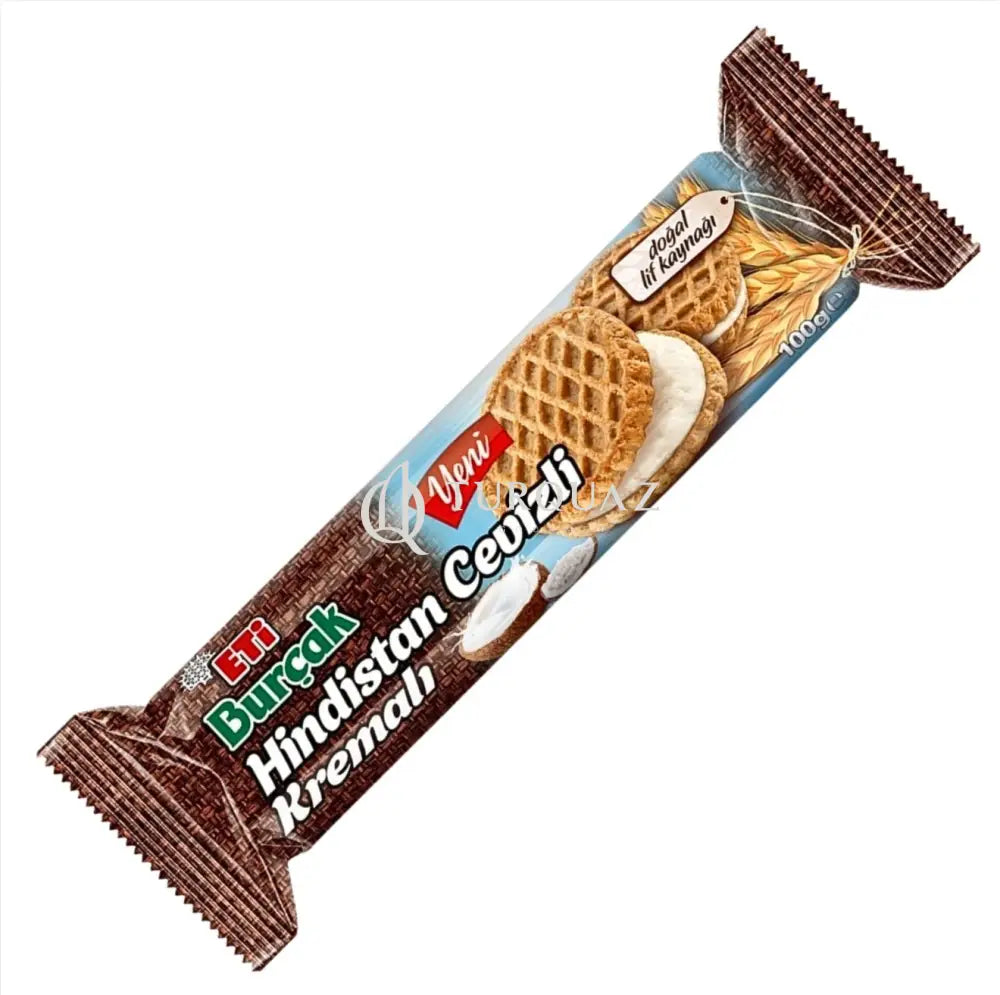 Eti Burcak Coconut Cream Biscuit 100g Burcak Coconut