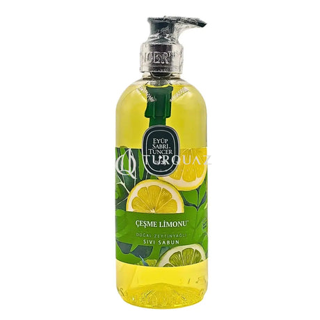 Eyup Sabri Tuncer Fountain Lemon Natural Olive Oil Liquid Soap 500ml Eyup Sabri Tuncer 500ml Liquid Soap Natural Olive