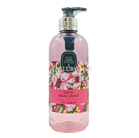Eyup Sabri Tuncer Japanese Cherry Blossom Natural Olive Oil Liquid Soap 500ml Eyup Sabri Tuncer Japanese Cherry Blossom