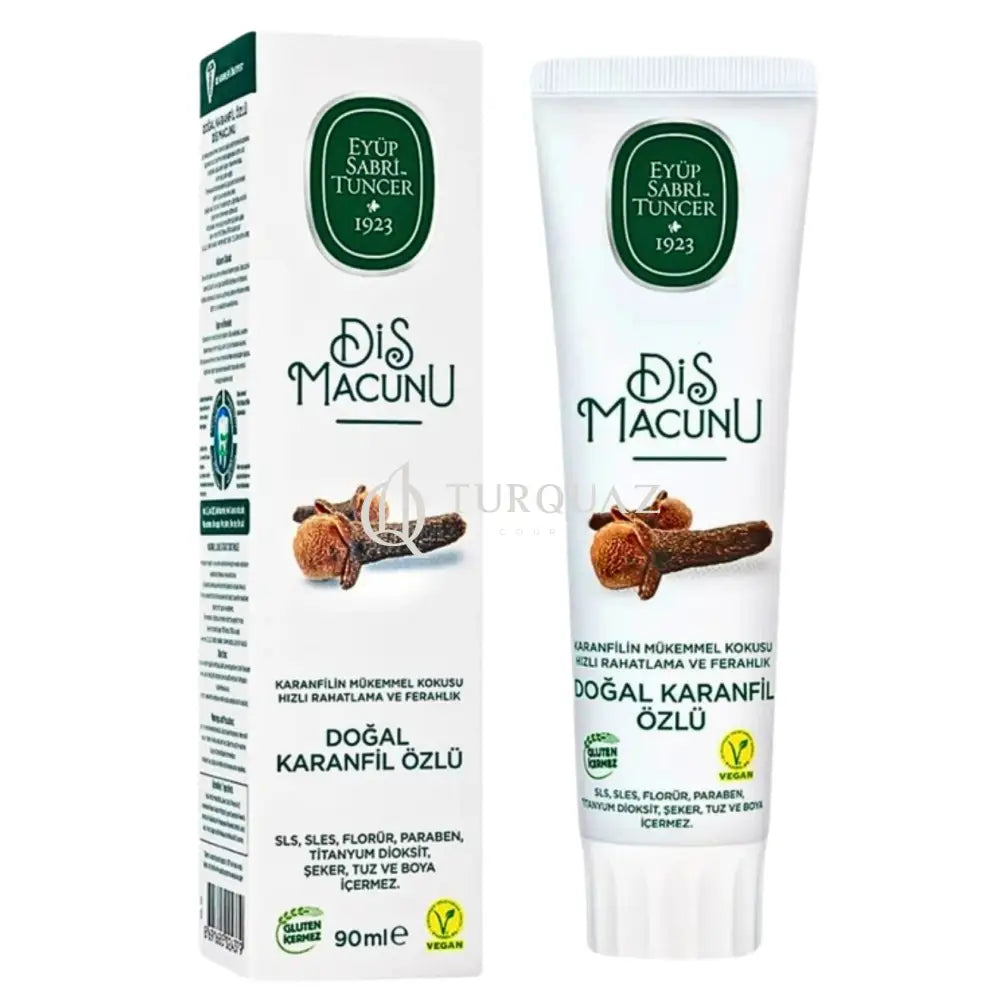 Eyup Sabri Tuncer Natural Clove Extract Toothpaste 90ml - Eyup Sabri Tuncer Natural Clove Extract Toothpaste 90 ml