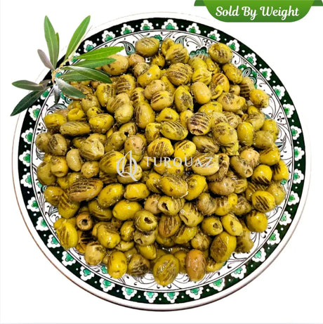 Gourmet Grilled Green Olives SBW Olives