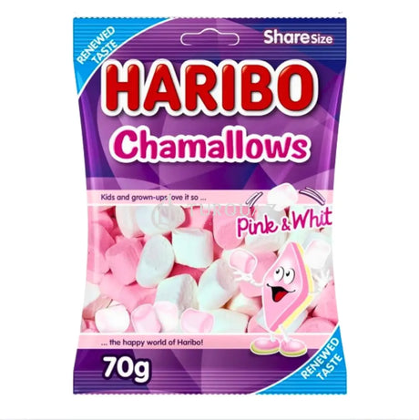 Haribo Chamallows (Pink & White) 70g jellybon