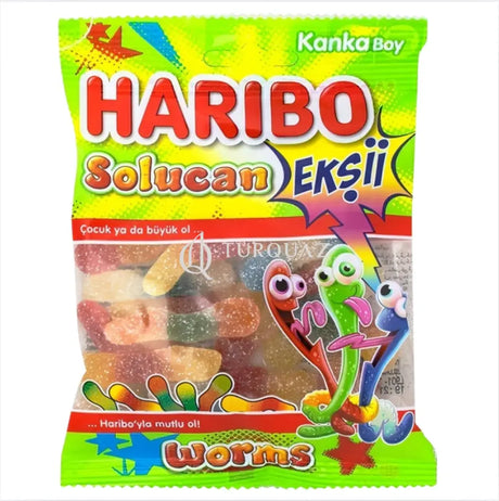 Haribo Solucan Esii Worms 80g jellybon