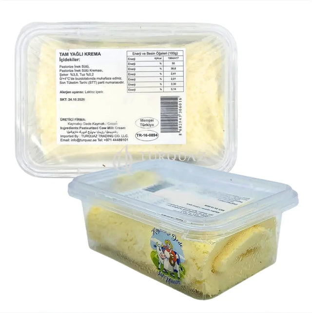 Kaymakci Dede Rulo Kaymak 200g - Bursa Tereyagcisi Rulo Kaymak 200g