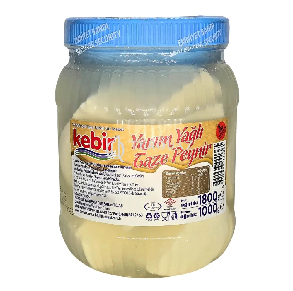 Kebir Brine Half-Fat Fresh Cheese 1000g Kebir Brine Semi-Fat Fresh Cheese 1000g
