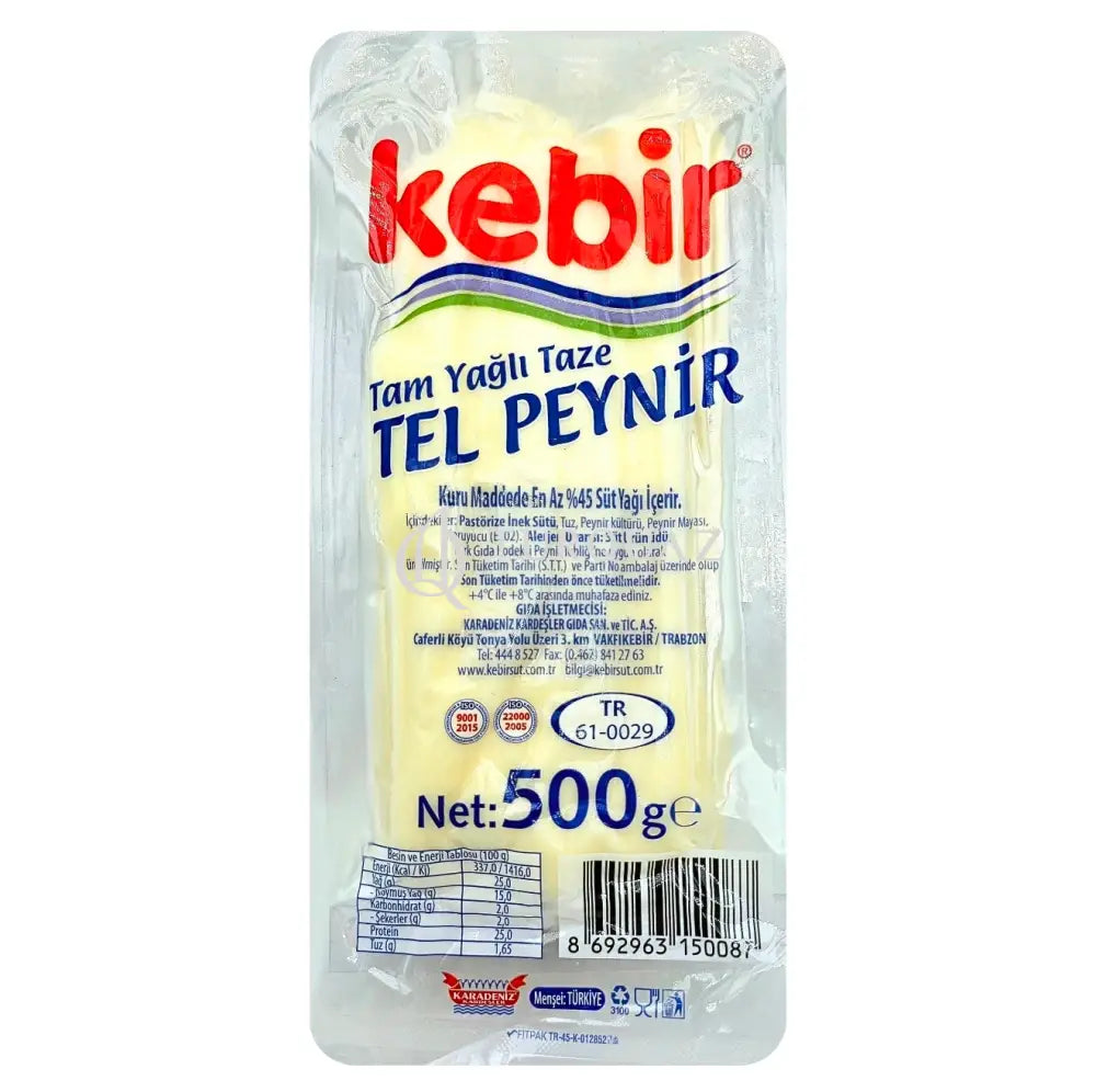 Kebir Fresh Fatty String Cheese Vacuum 500g Kebir Fatty String Cheese Vacuum 500g