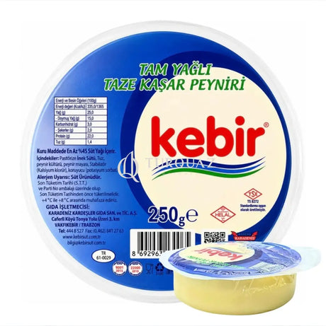 Kebir Round Kashkaval Cheese 250g - Kebir Round Kashkaval Cheese 250g