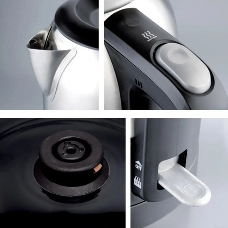 Korkmaz Demkolik Black Turkish Tea Steel Machine Korkmaz Demkolik Black Steel Tea Machine