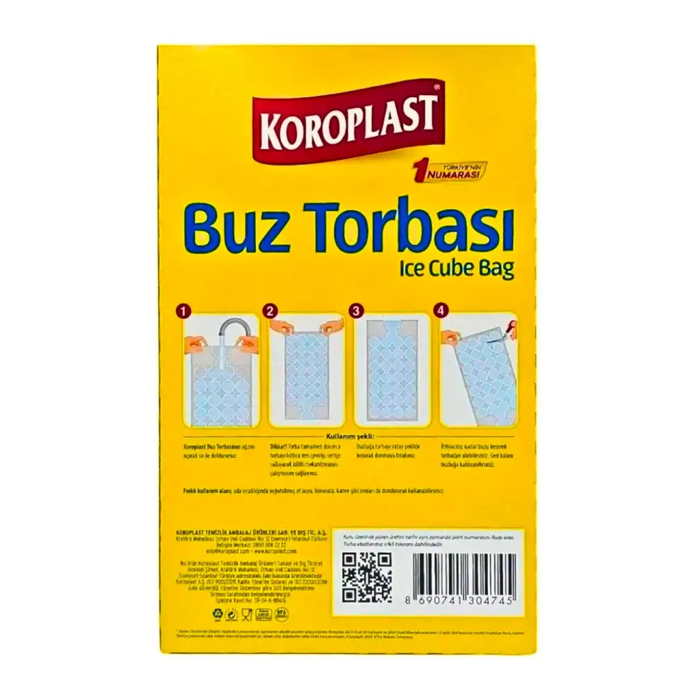 Koroplast Ice Bag 196 Ice Cubes Koroplast Ice Bag
