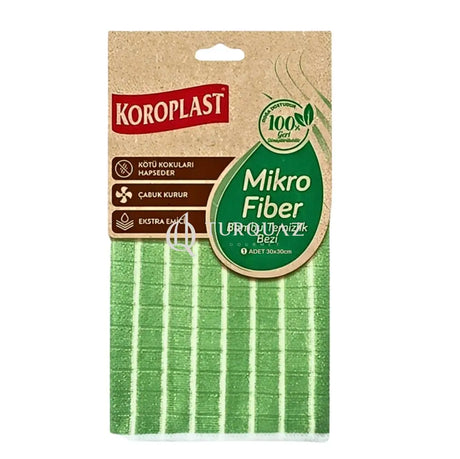 Koroplast Microfiber Bamboo Cleaning Cloth 1pcs 30X30cm Koroplast Microfiber Bamboo Cleaning Cloth