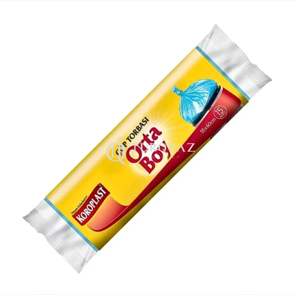 Koroplast Strong Medium Size Garbage Bag Blue 15X55X60cm Koroplast Strong Medium Size Garbage Bag 15 Pcs