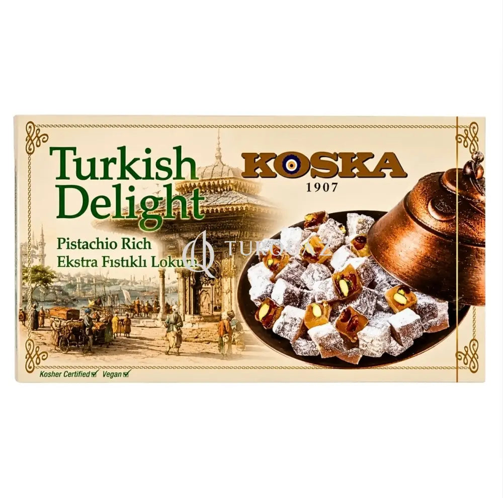 Koska Extra Rich Pistachio Turkish Delight 500g - Koska Rich Pistachio Turkish Delight Extra 500g