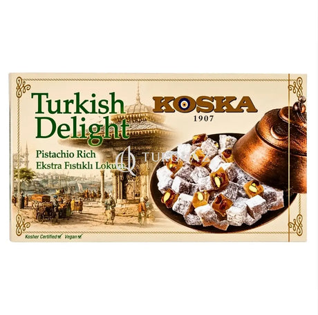 Koska Extra Rich Pistachio Turkish Delight 500g - Koska Rich Pistachio Turkish Delight Extra 500g