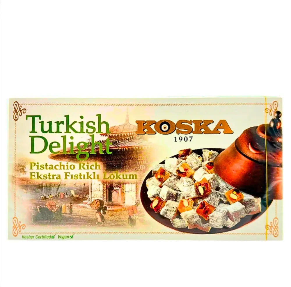 Koska Extra Rich Pistachio Turkish Delight 500g Koska Rich Pistachio Turkish Delight Extra 500g